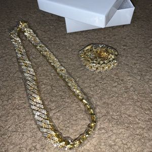 Good Cuban Link Necklace & Bracelet Set